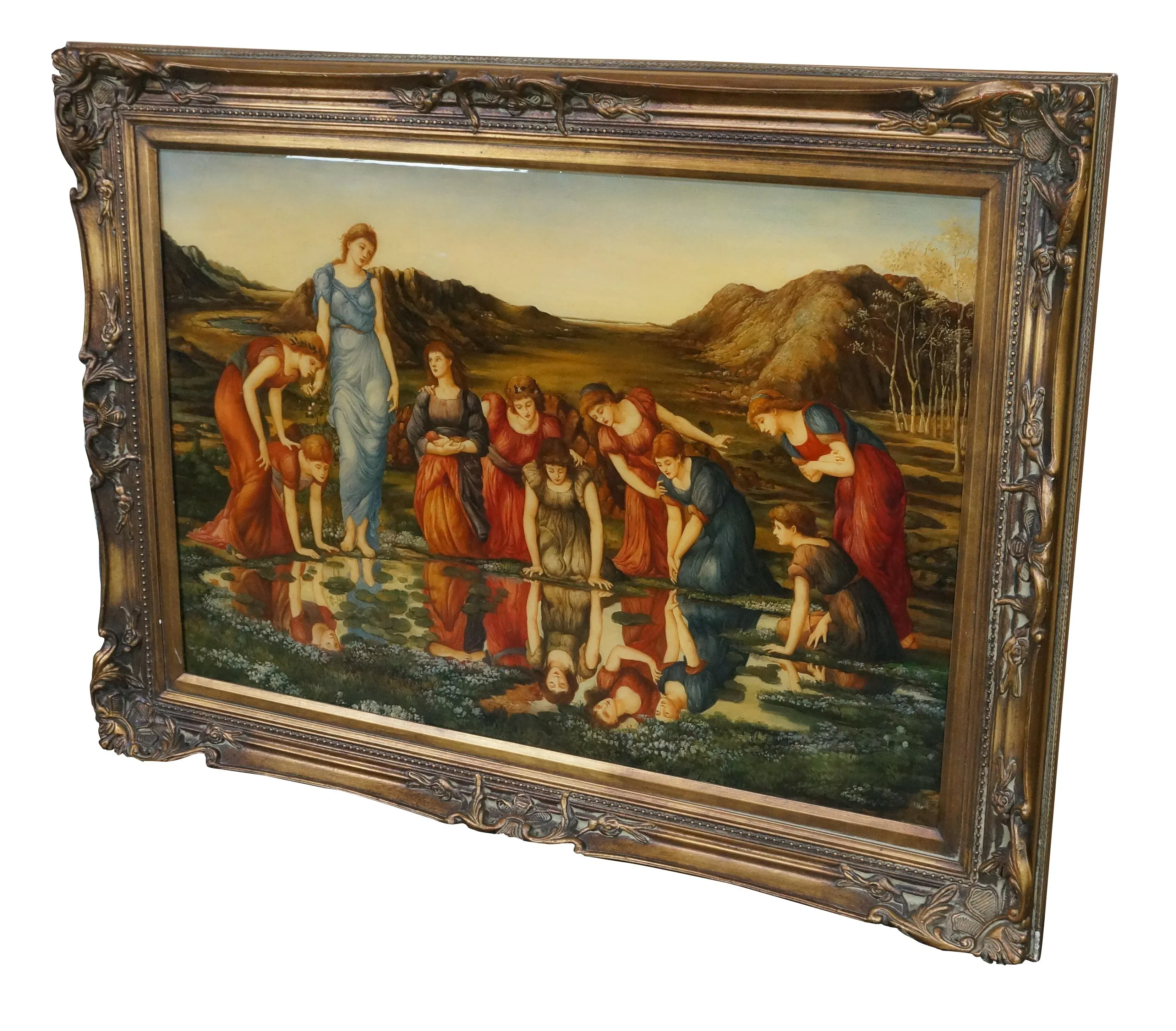Late 20th Century The Mirror of Venus After Edward Burne-Jones's