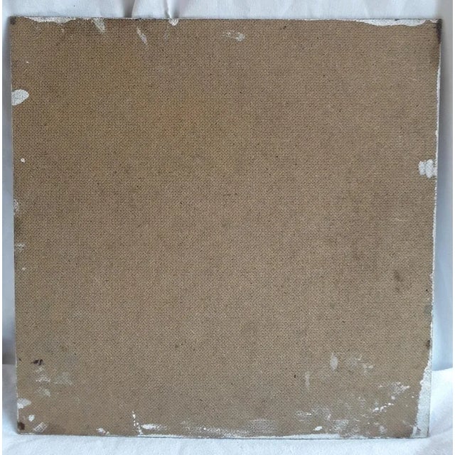 Norbert Louis, Besuch, 1990, Tempera on Cardboard For Sale - Image 3 of 5