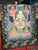 Religious Mid 20th Century A Hand Painted Tibetan Thangka For Sale - Image 3 of 12