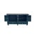 Vintage Distressed Black Hardware Credenza Console Sideboard Cabinet For Sale - Image 4 of 17
