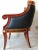 Brown Late 20th Century Rococo Empire Style Chair For Sale - Image 8 of 13