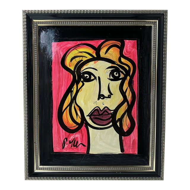 Peter Keil Painting Framed For Sale