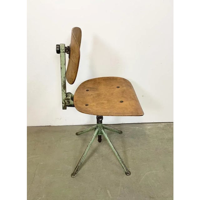 Industrial Workshop Chair, Czechia, 1950s For Sale - Image 16 of 17