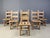 Vintage Brutalist Oak Dining Chairs, 1960s, Set of 6 For Sale - Image 12 of 15