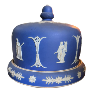 19th Century James Dudson Jasperware Cheese Saver