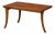 t.h. Robsjohn-Gibbings, Rare Trapeza End Table, Walnut, Greece, 1960s For Sale