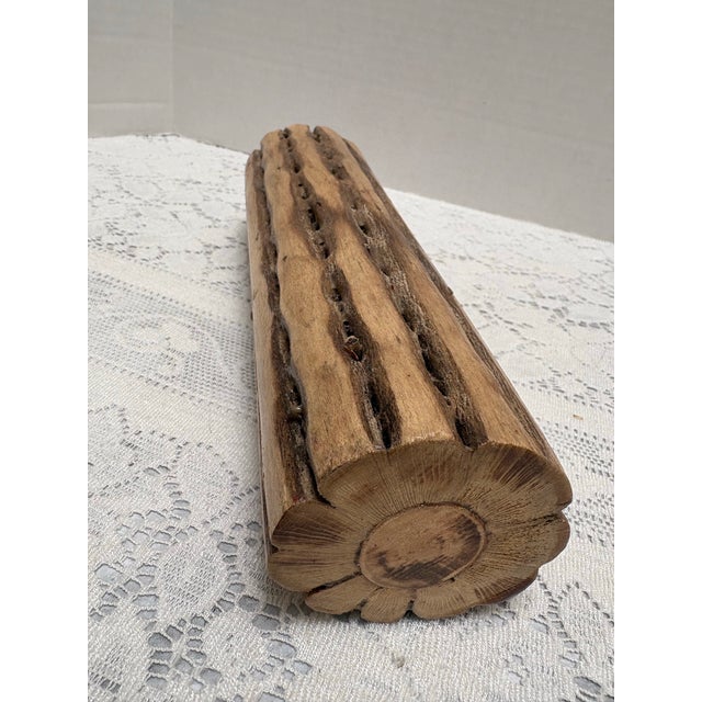 Tribal Petite Wood Tribal Brazilian Rain Stick Rattle For Sale - Image 3 of 7