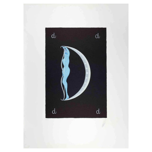 Erté, Letter D, 1970s, Lithograph For Sale