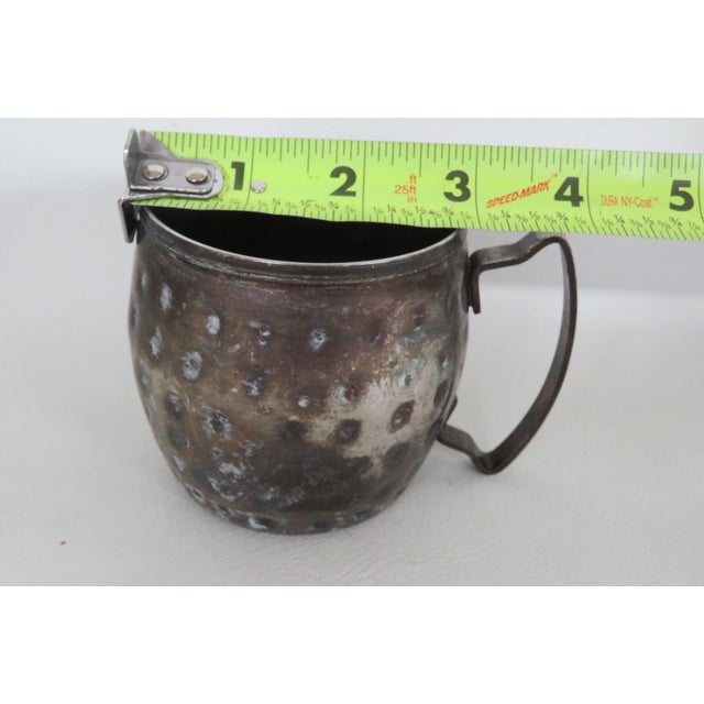 World Tableware MM 100 Hammered Moscow Mule Mug 14oz Metal Cup With Handle For Sale - Image 9 of 10