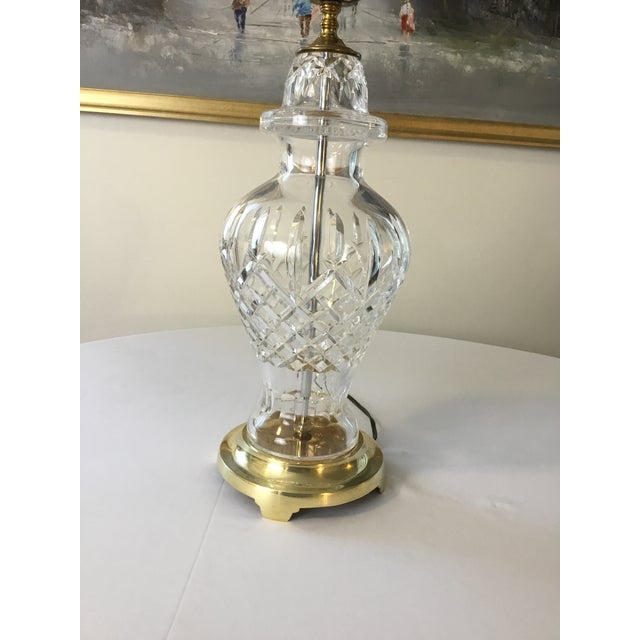 Waterford Crystal “Lismore” Ginger Jar Lamp Chairish