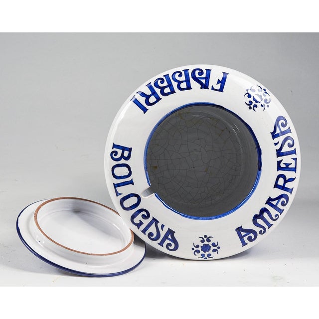 1950s Majolica Ceramic Cherry Vase by Franciscan Gualdo, 1950s For Sale - Image 5 of 10