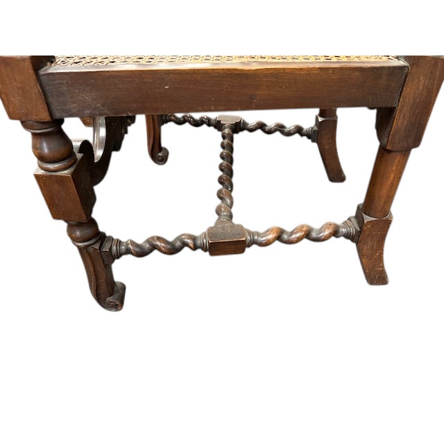 Late 19th Century Set of 6 Carved Walnut Dining Chairs For Sale - Image 17 of 18