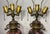 Metal Rare Pair Antique 19th Century Hinks & Son Duplex Electrified Porcelain Bronze Oil Lamp For Sale - Image 7 of 15