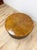 Mid 20th Century Pencil Reed Rattan Burlwood Inlay Round Coffee Table Gabriella Crespi Style Rare For Sale In Tampa - Image 6 of 12