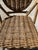 Pair of Vintage French Bistro Bar Stools With Oval Medallion Backs in Honey Woven Rattan For Sale - Image 9 of 12