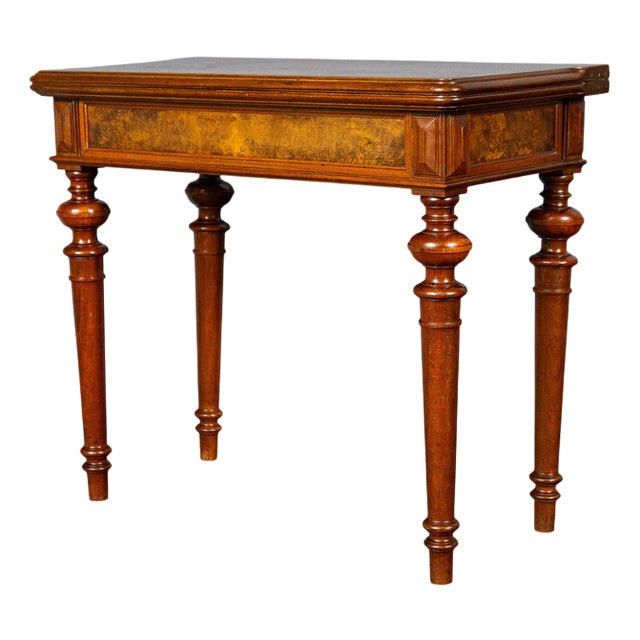 Vintage Brown Console Table For Sale