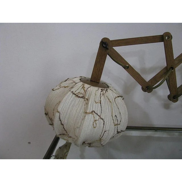 Wood Scissor Lamp from Linus Bopp Limbach, 1970s For Sale - Image 15 of 18