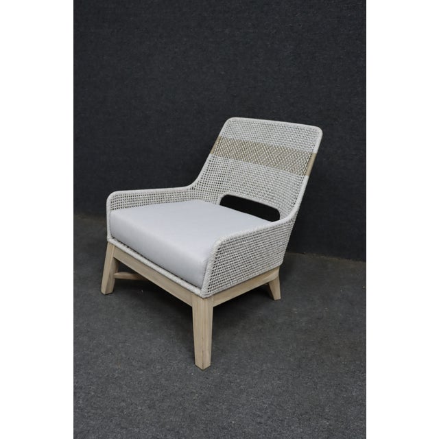 2020s Essentials for Living Woven Club Chair For Sale - Image 5 of 14
