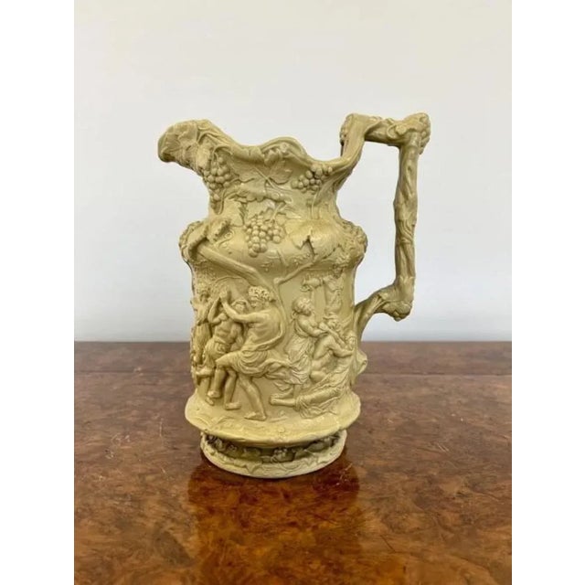 Mid 19th Century Antique Moulded Jug, 1844 For Sale - Image 5 of 7