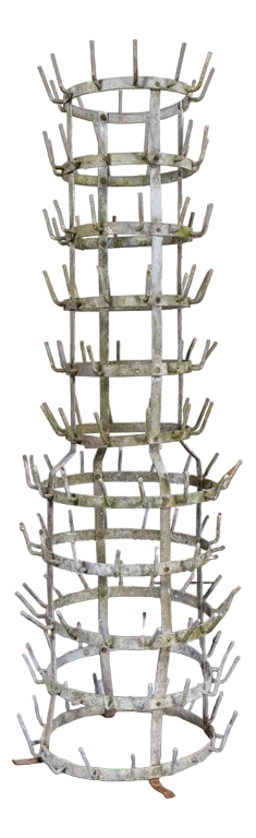 French Bottle Drying Rack Model 3319, 1950s