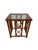 Vintage Burnt Bamboo Rattan Nesting Tables With Glass Tops, Set of 3, C. 1970s For Sale - Image 15 of 17