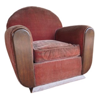 Art Deco Club Chair For Sale