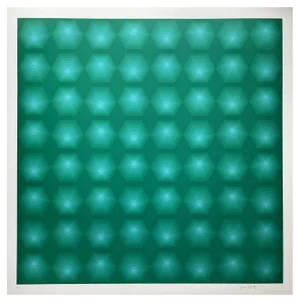 Jim Bird, Tribute to Vasarely, 1970s, Photolithograph