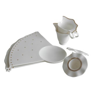 Porcelain Breakfast Set by Bořek Šípek for Driade, 1990s, Set of 6 For Sale