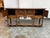 Empire Furniture Empire Manufacturing Company Tudor Revival Carved Walnut Console Server, Circa 1920's For Sale - Image 4 of 12