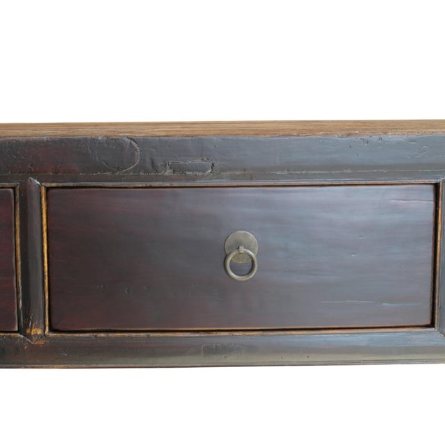 19th Century 104" Long 5 Drawer Console Table For Sale - Image 10 of 11