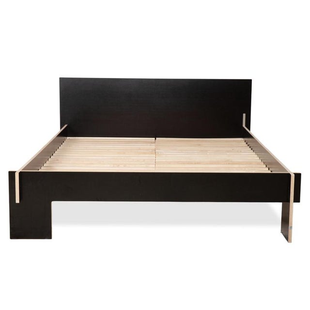 Seven Sleepers Bed in Black Wood by Nils Holger for Moormann For Sale - Image 10 of 14