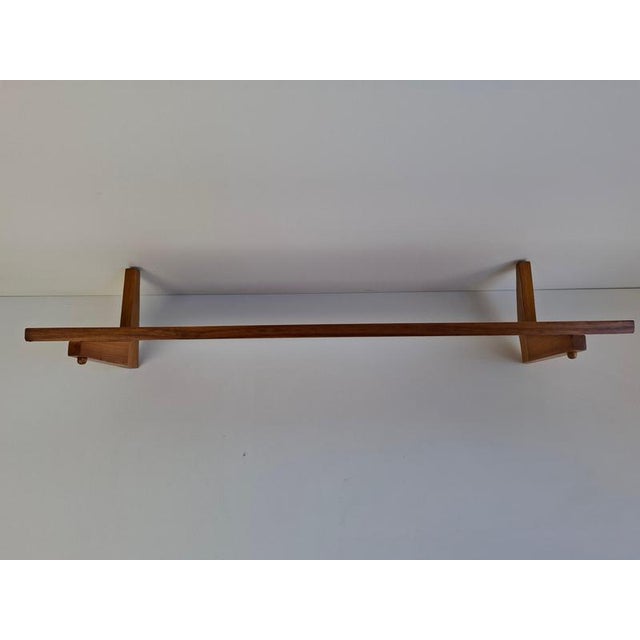 Mid-Century Wooden Wall Shelf, Czechoslovakia, 1960s For Sale - Image 15 of 18