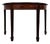Antique 19th Century Mahogany Demi-Lune Side Table For Sale