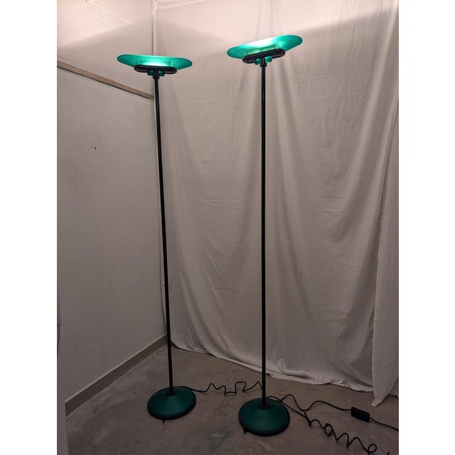 Metal Jill A380 Floor Lamp from Arte Luce, Italy, 1980s For Sale - Image 7 of 9
