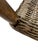 Wood Vintage Woven Rattan & Bamboo Stool With Sculptural Loop Base For Sale - Image 7 of 18