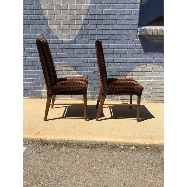 Mid- Century Pair of Mod Dining Chairs For Sale - Image 4 of 11