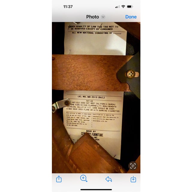 Century Furniture Traditional European Style Pecan Wood Finish Entertainment Center For Sale - Image 12 of 12