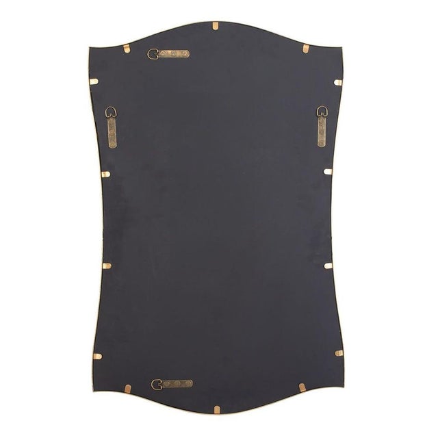 Gold Lovely Elegant Mirror For Sale - Image 8 of 8