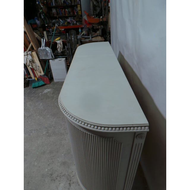 Swedish Gustavian Style 4 Door Sideboard For Sale In Miami - Image 6 of 13