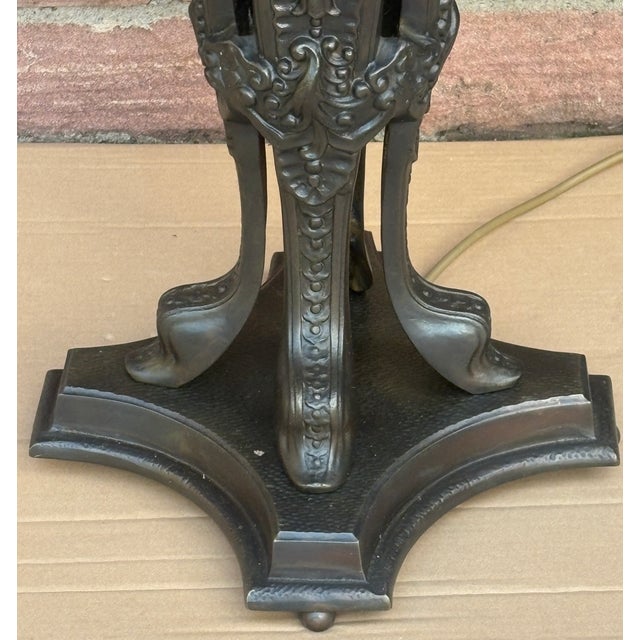 1960s Bronze 3-Light Table Lamp from Tiffany, 1960s For Sale - Image 5 of 18