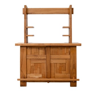 Antique Bar in Elm, 1960s For Sale
