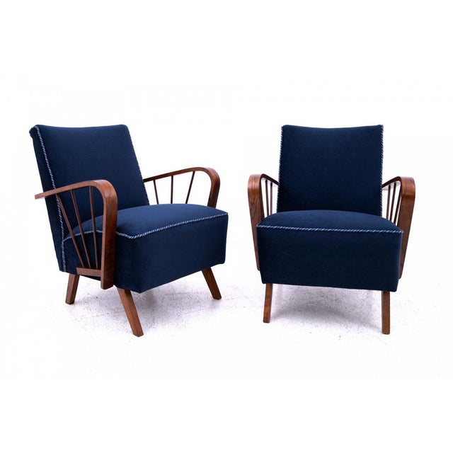 Vintage Armchairs, Poland, 1960s, Set of 2 For Sale - Image 4 of 16