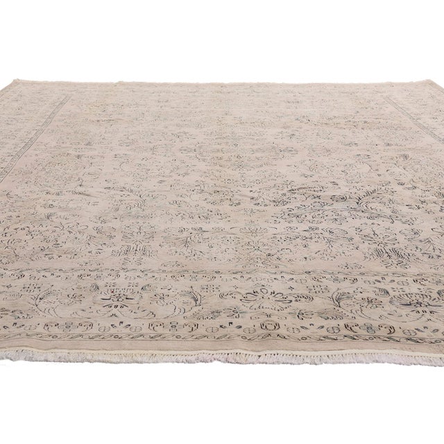 Contemporary Vintage Persian Tabriz Rug, 09'00 X 11'09 For Sale - Image 3 of 10