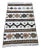 1950s Cabin Style Turkish Hand Knotted Striped Kilim Rug For Sale