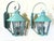 Vintage Solid Copper & Brass Outdoor Lantern Sconces / 18”h X 11”w X 12”d For Sale - Image 10 of 18