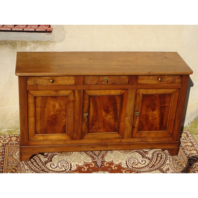 Brown Louis Philippe Sideboard in Elm, 1850s For Sale - Image 8 of 18