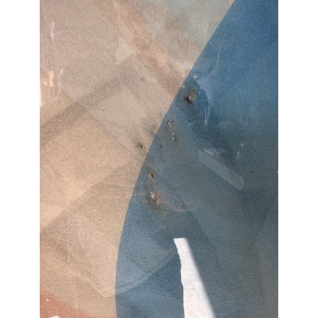 1980’s Johnson Expressionist Abstract Acrylic Painting, Framed For Sale - Image 9 of 12