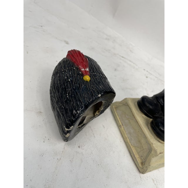 Ceramic English Royal Guards Ceramic Bottle, 1970s For Sale - Image 7 of 15