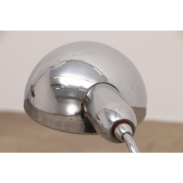 1940s Model 600 Chrome Lamp Selected by Charlotte Perriand for Jumo, 1940s For Sale - Image 5 of 14