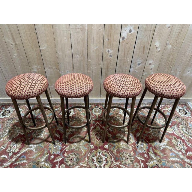 Vintage Bar Stools, 1960s, Set of 4 For Sale - Image 4 of 9